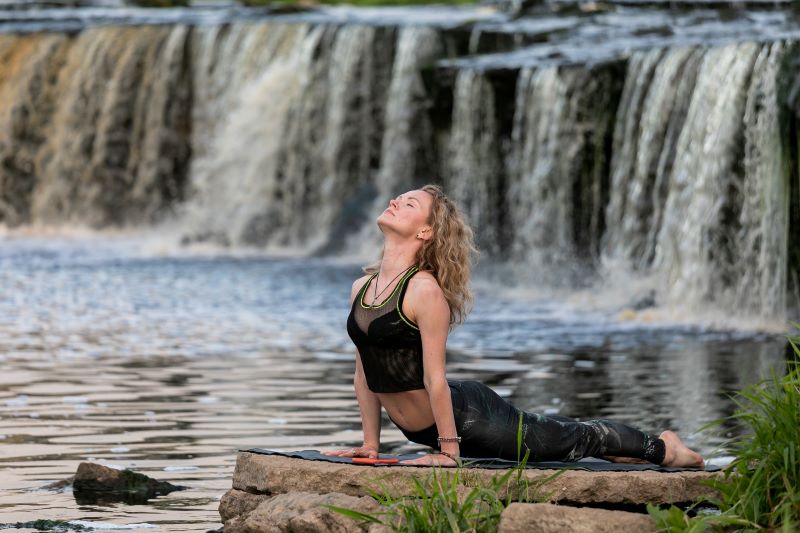 Upper Body Lift Makarasana