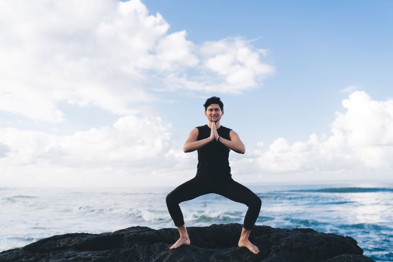 Utkatasana Konasana (Goddess Chair Pose)