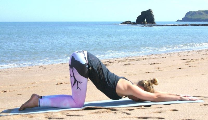 Uttana Shishosana or Extended Puppy Pose