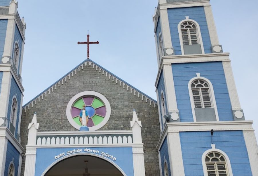 virgin of the poor church in mysore