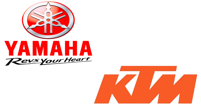 yamaha and ktm logo