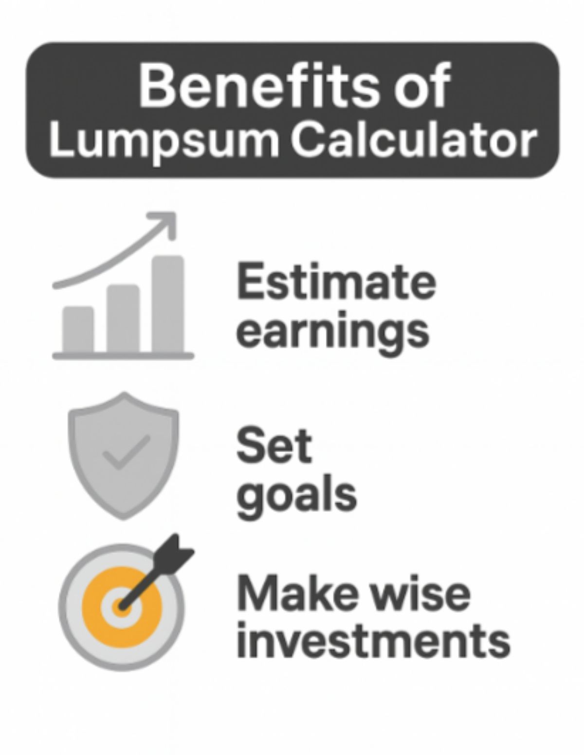 advantages of lumpsum calculator