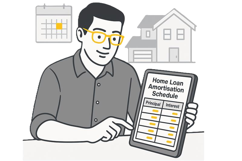 home loan amortisation schedule
