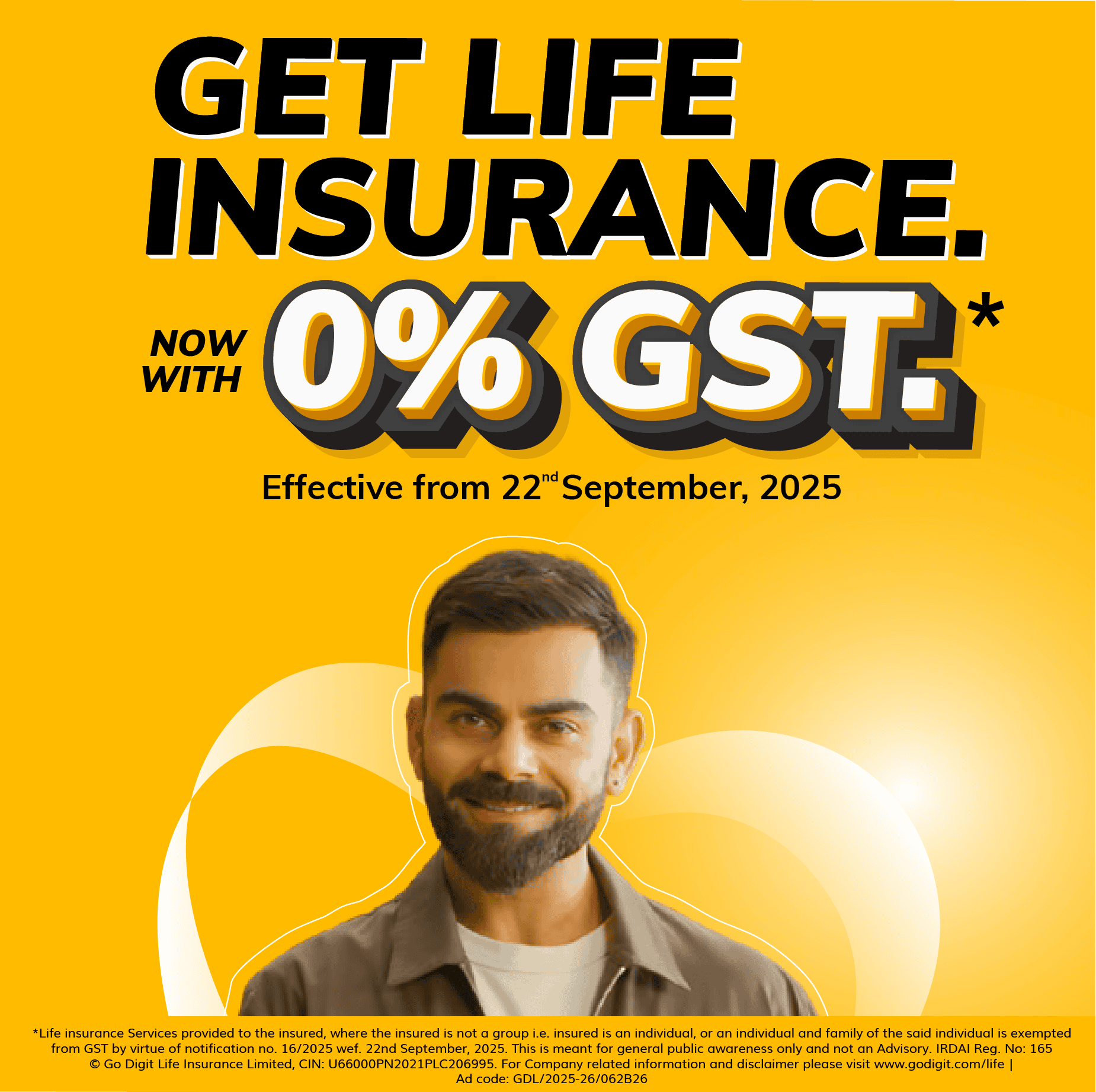 0% GST on Life Insurance