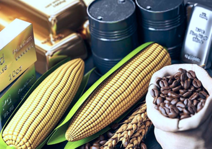 crude oil, gold, silver, wheat and corn are the major commodities traded in commodity mutual funds