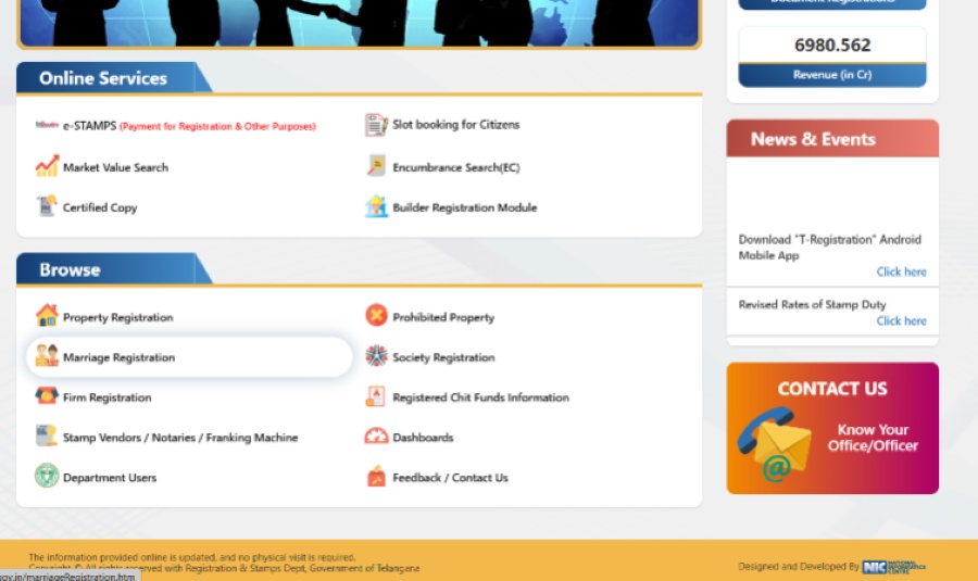 how to download muslim marriage certificate in telangana