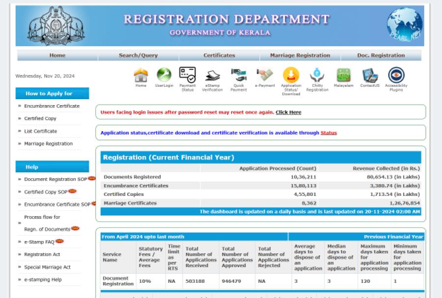 how to get a duplicate marriage certificate in kerala through portal