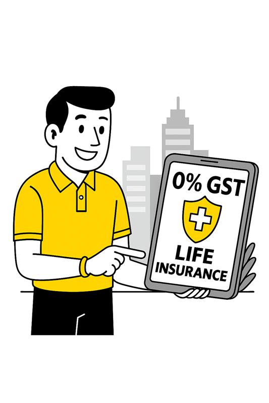 zero gst life insurance